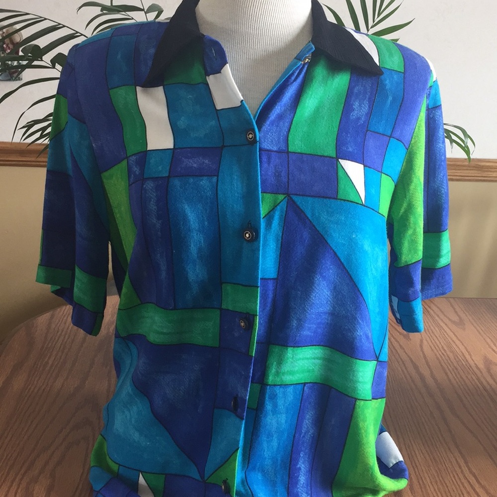 Vintage Bright Blouse